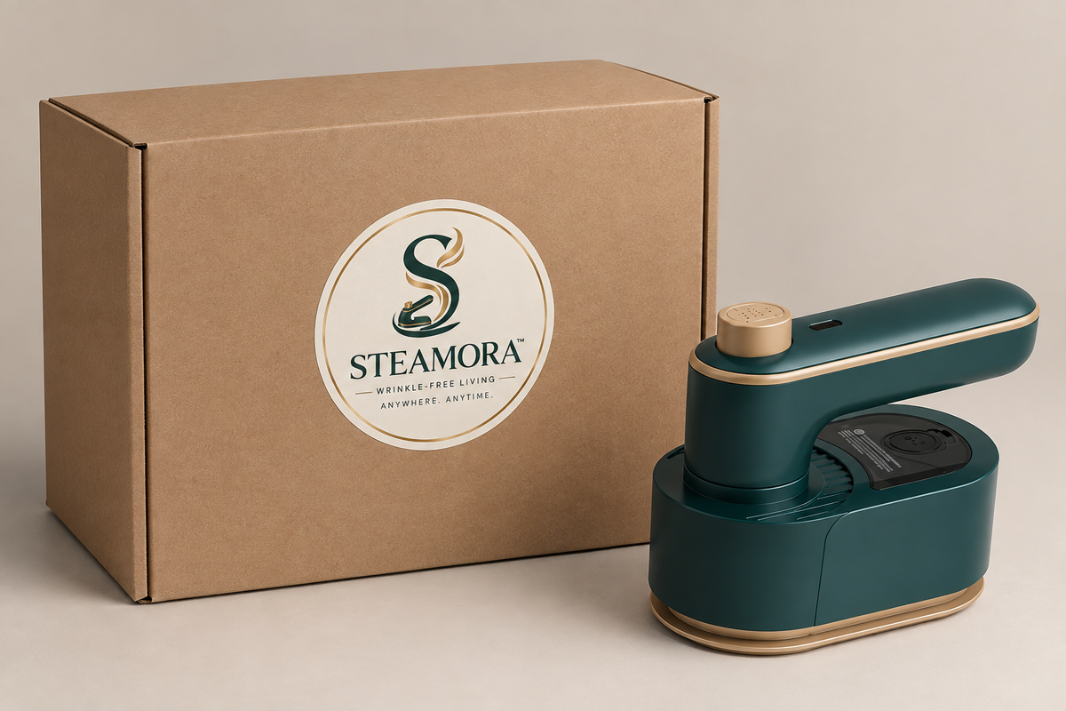 Steamora Compact Steam Iron — Wrinkle-Free Anytime